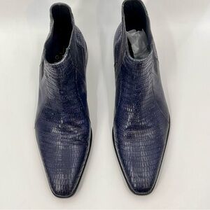 Jo Ghost python chelsea boots navy 42